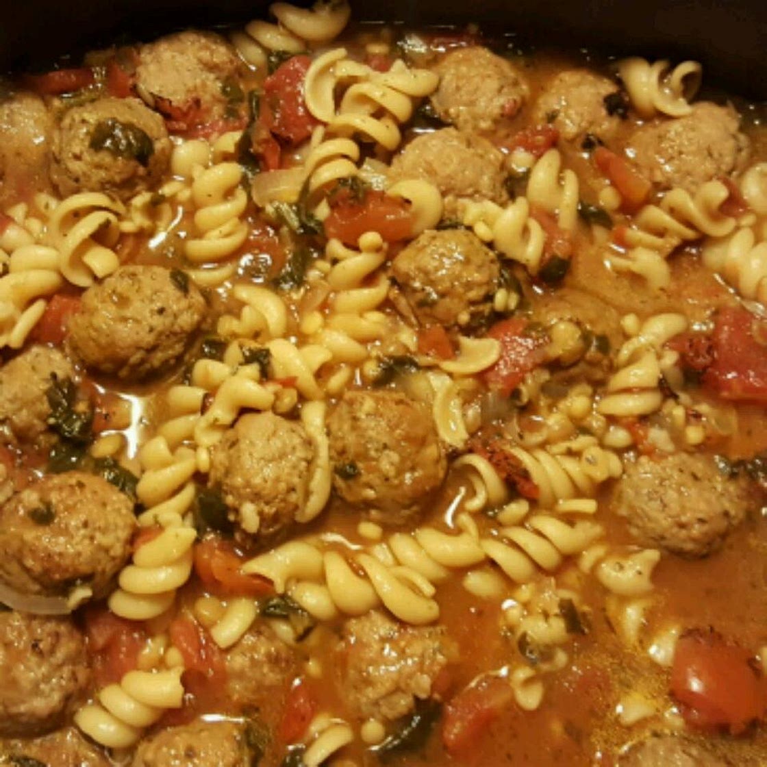Hearty Italian Meatball Soup