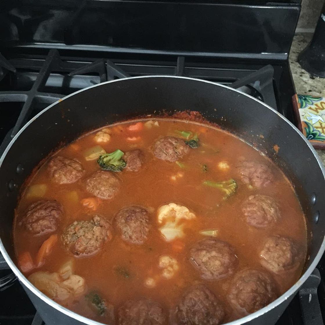 Hearty Italian Meatball Soup