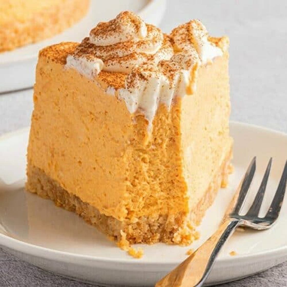 No Bake Pumpkin Cheesecake (Keto!)