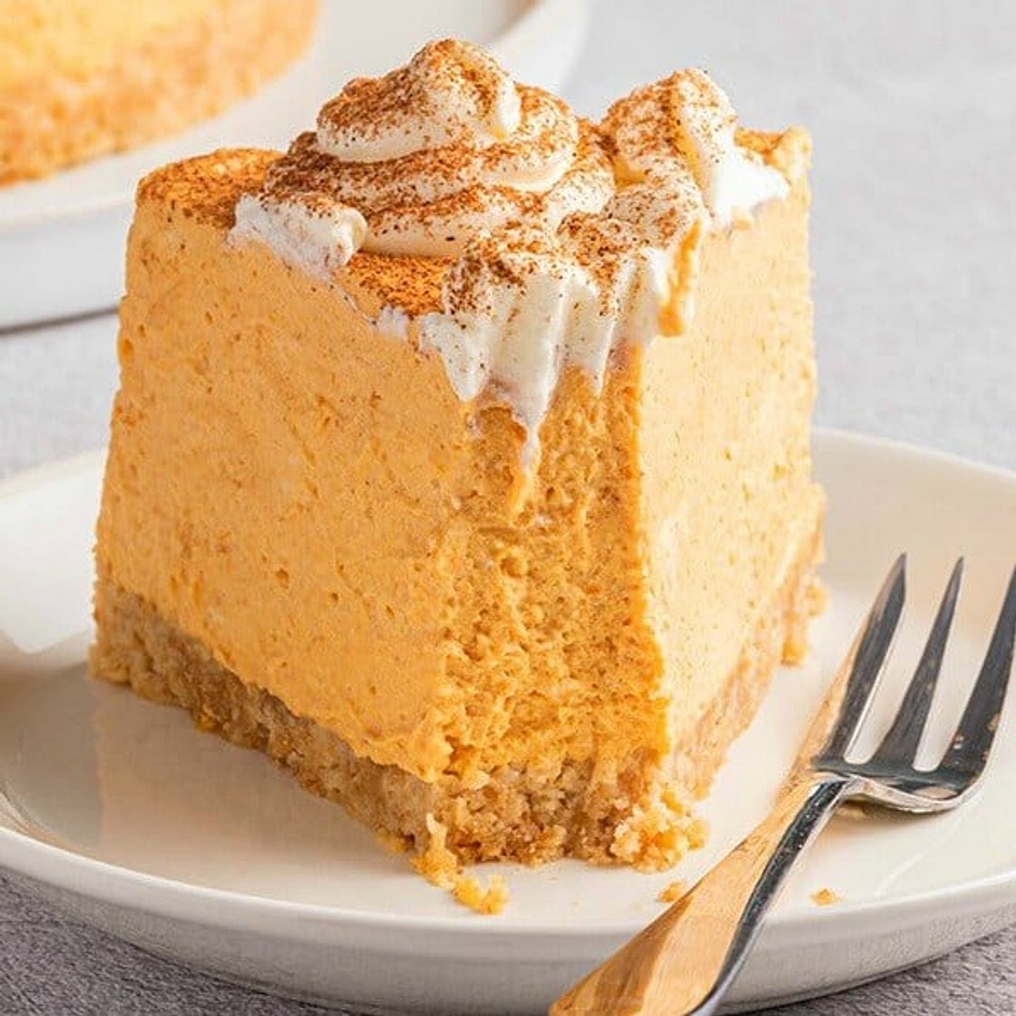 No Bake Pumpkin Cheesecake (Keto!)