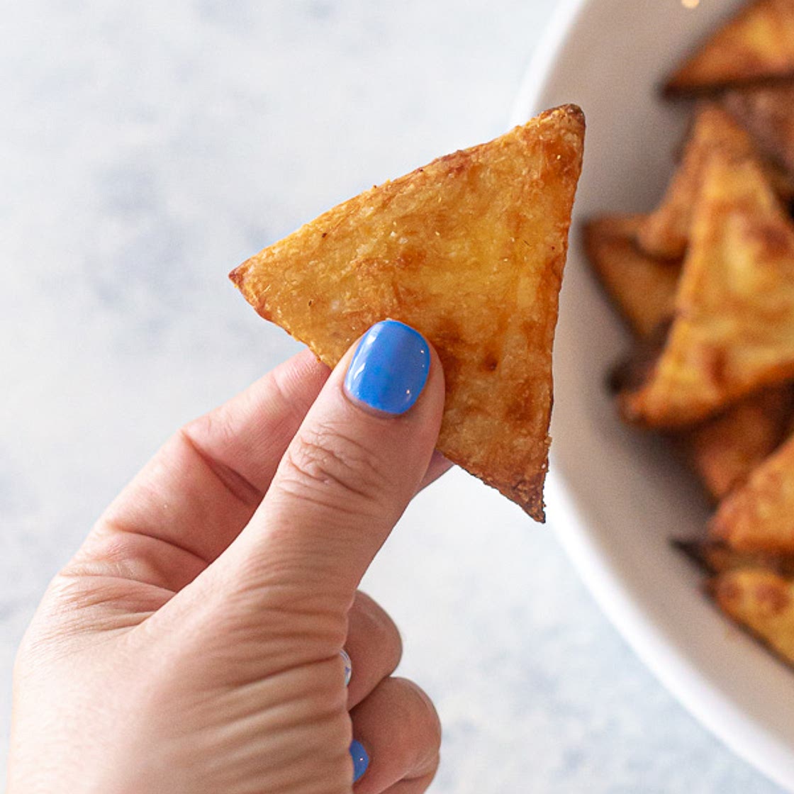 Keto Chips - Low-Carb Tortilla Chips Recipe