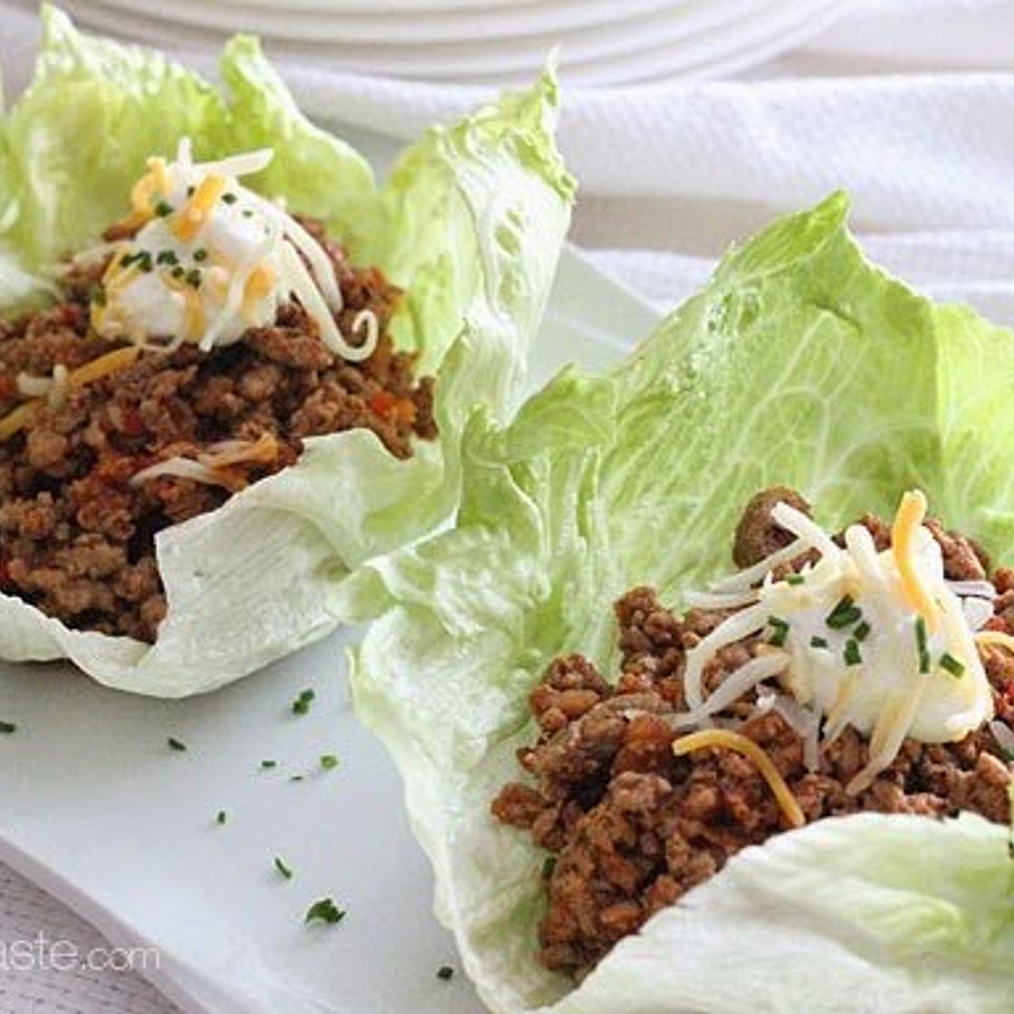 Turkey Taco Lettuce Wraps