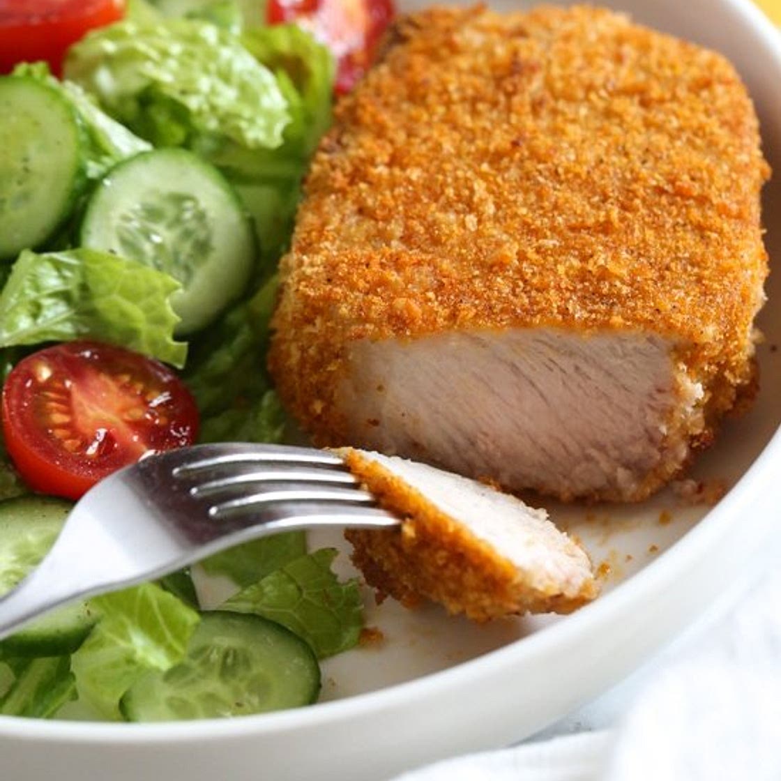 Crispy Breaded Pork Chops in the Air Fryer