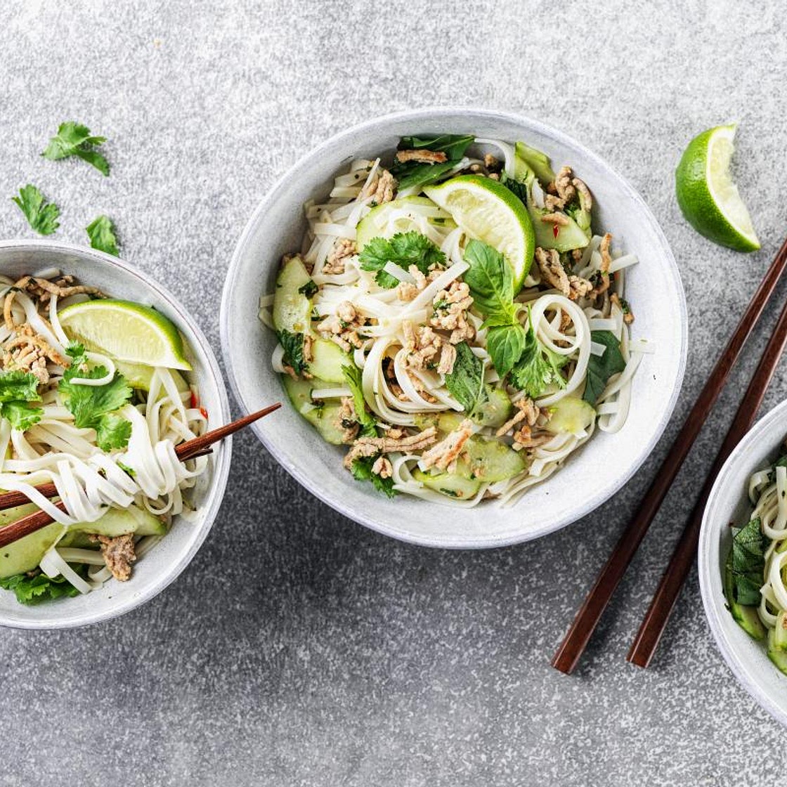 Reisnudel-Bowls