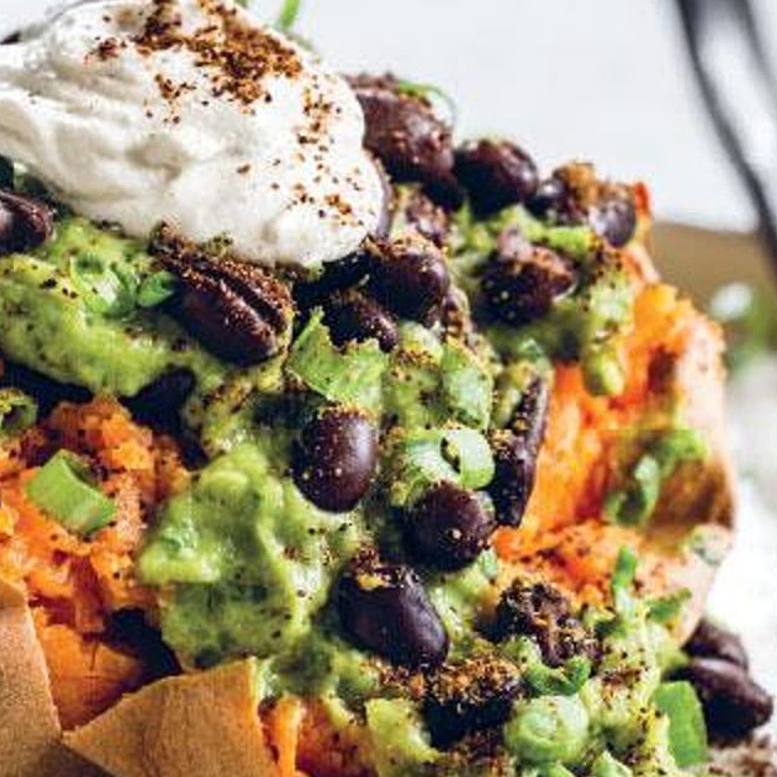 Loaded Sweet Potatoes