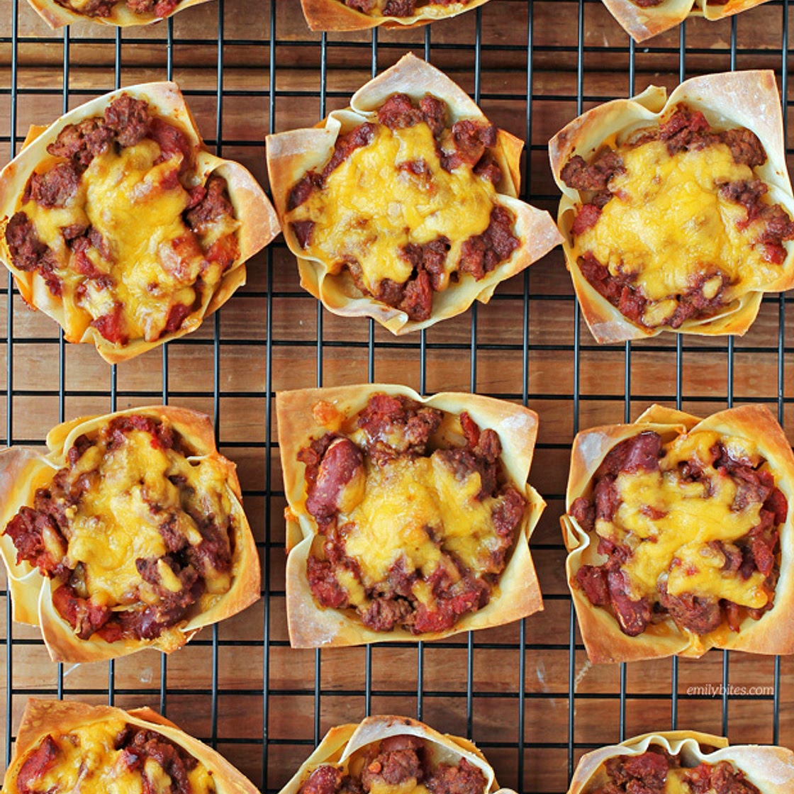 Chili Wonton Cups