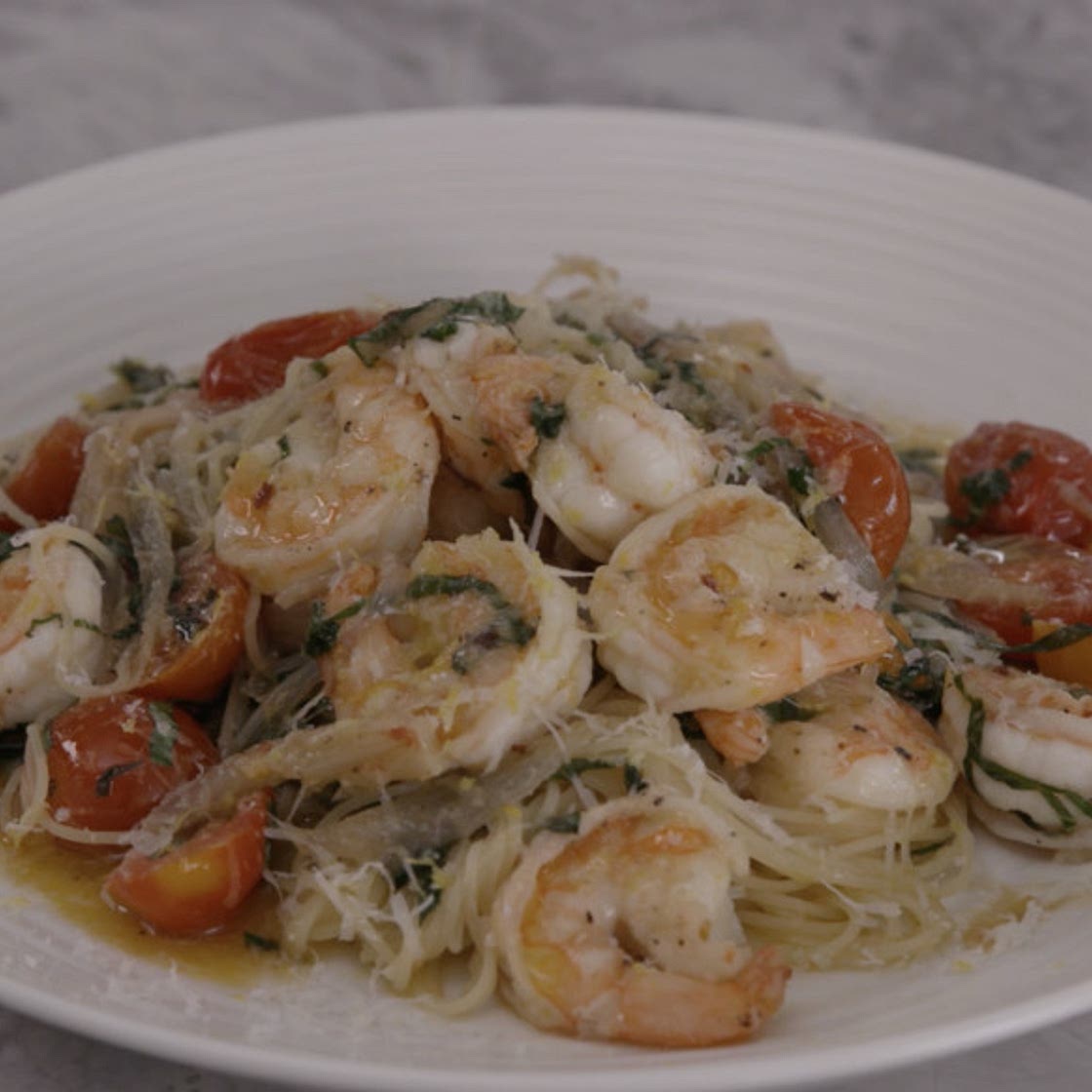 10 Minute Shrimp Scampi Pasta