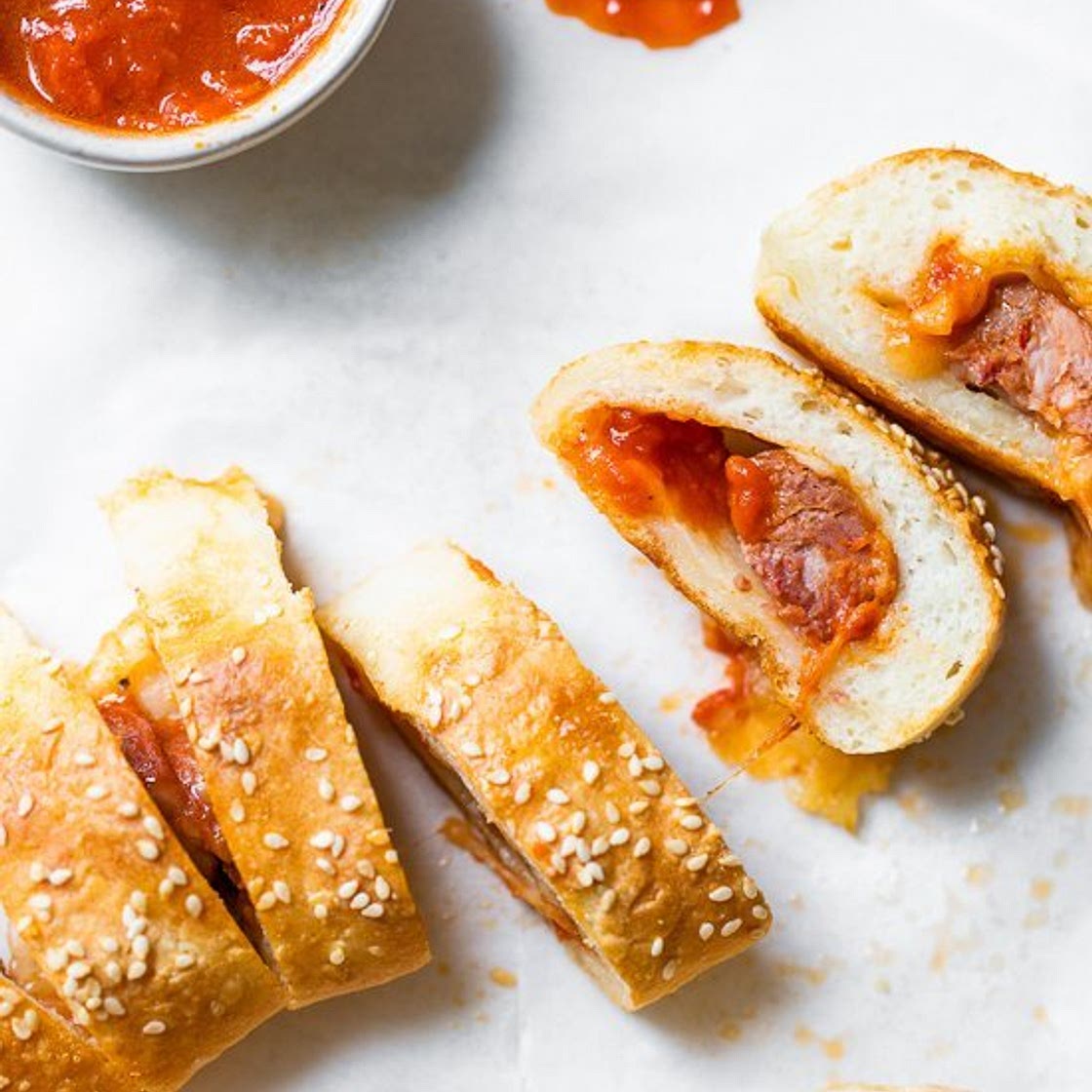 Pizza Sausage Rolls