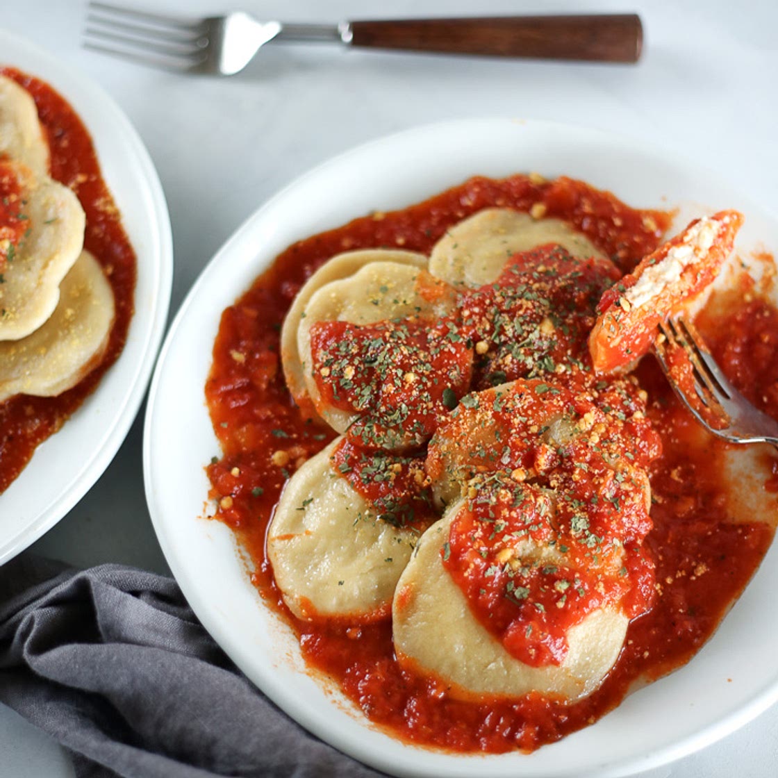 Vegan Homemade Ravioli