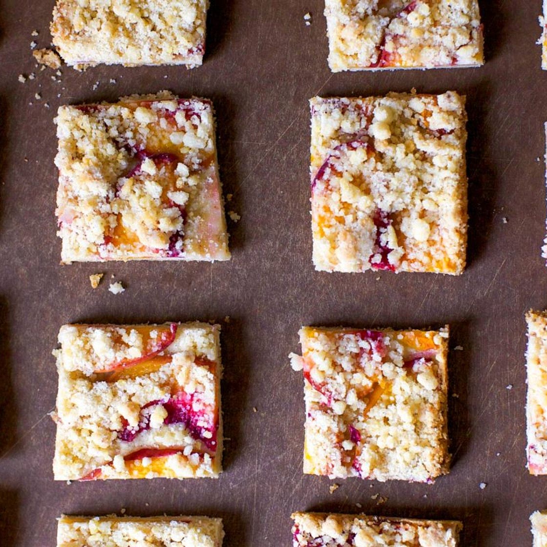 peach shortbread