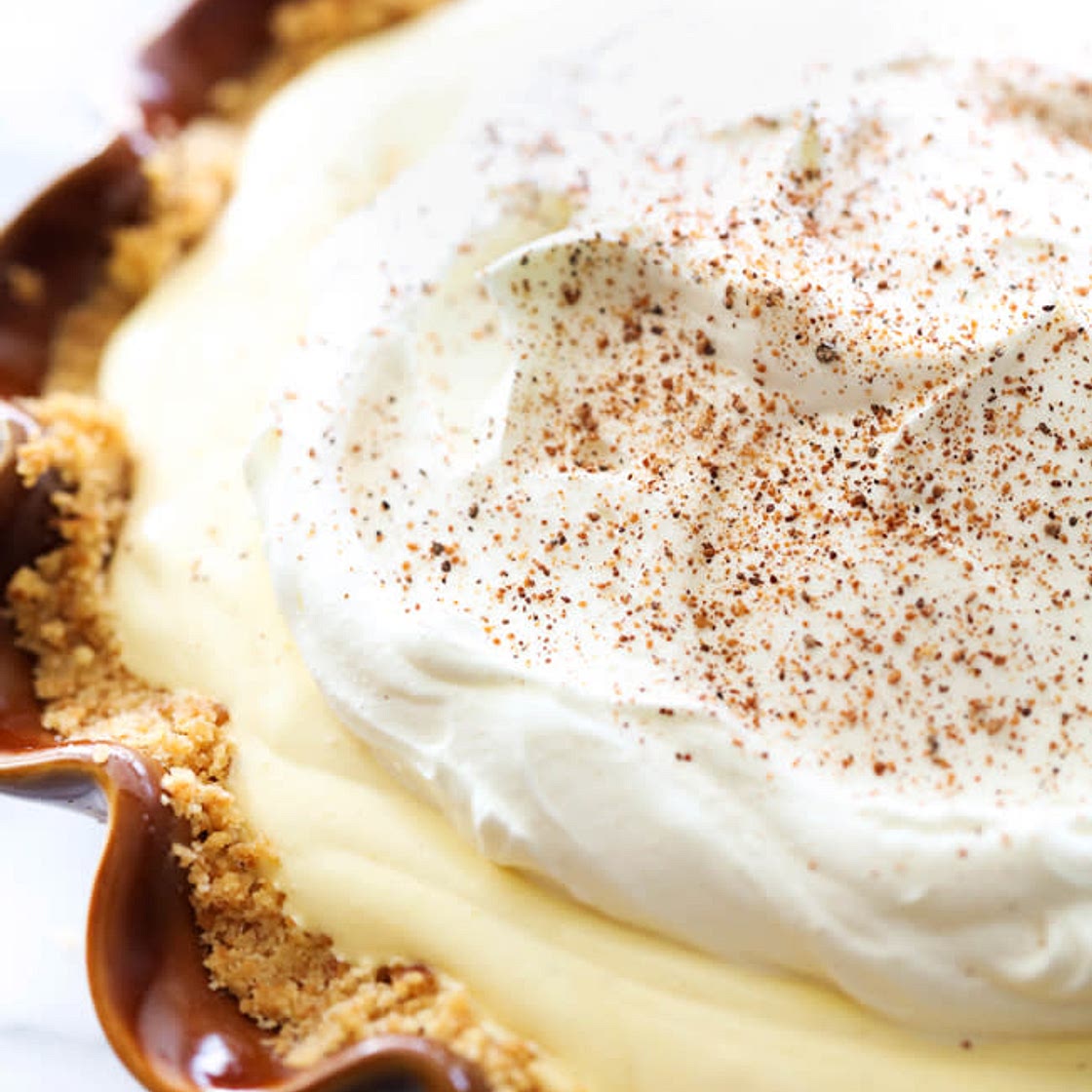 Egg-nog pudding