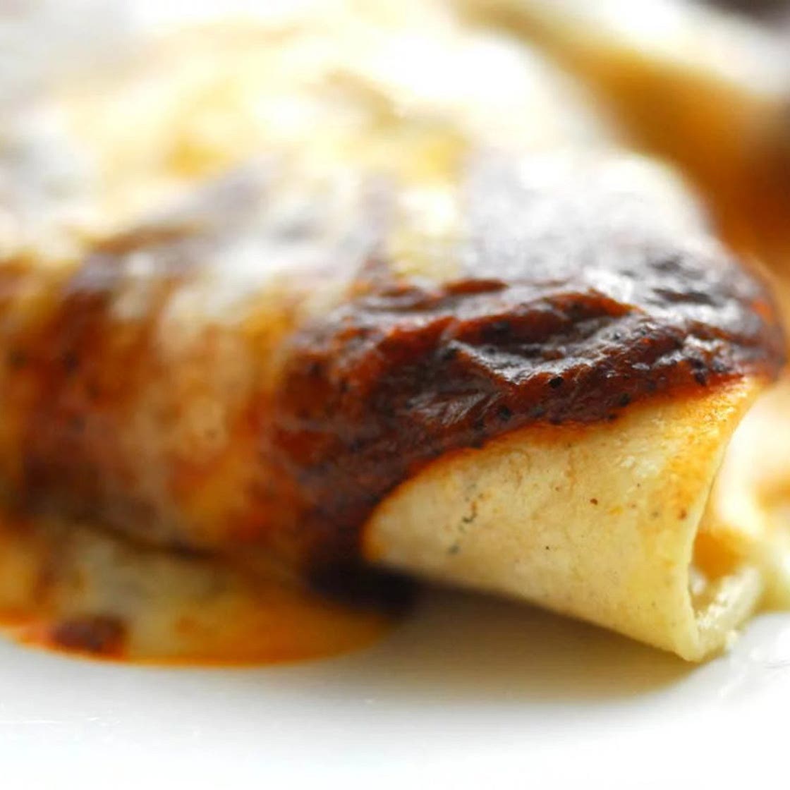 Tex-Mex Cheese Enchiladas with Chili Gravy