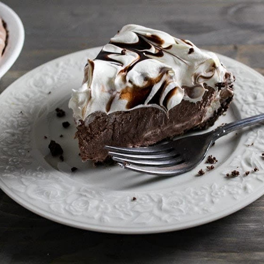 Mocha coffee pudding pie