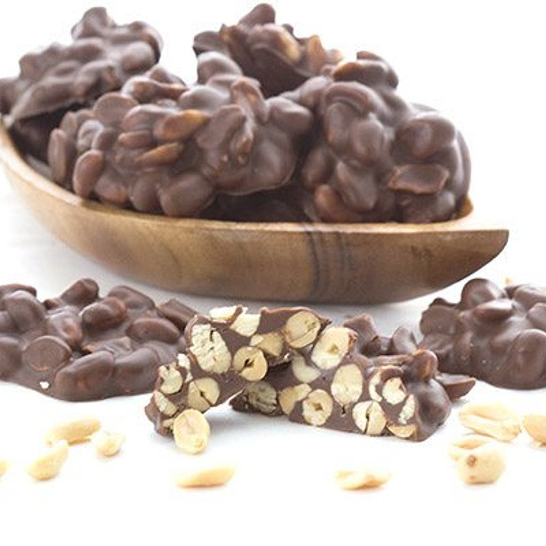 Easy Chocolate Peanut Clusters