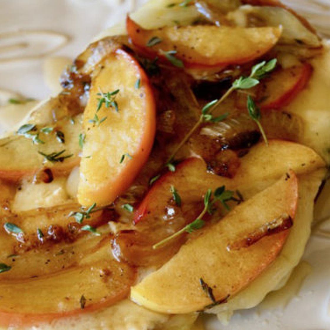 Caramelized Apple Brie Melt Recipe