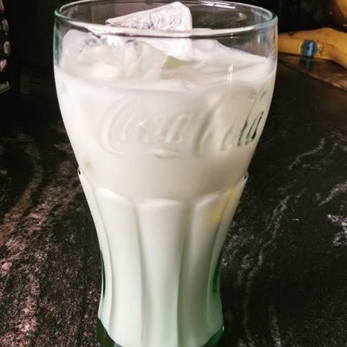 Simple refreshing ice milk
