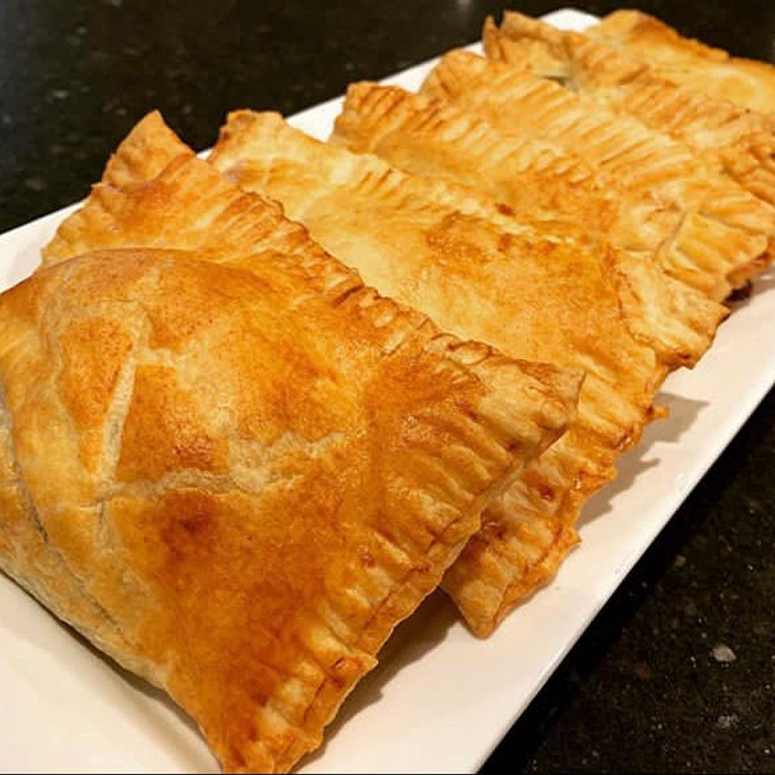 Savoury pasties 