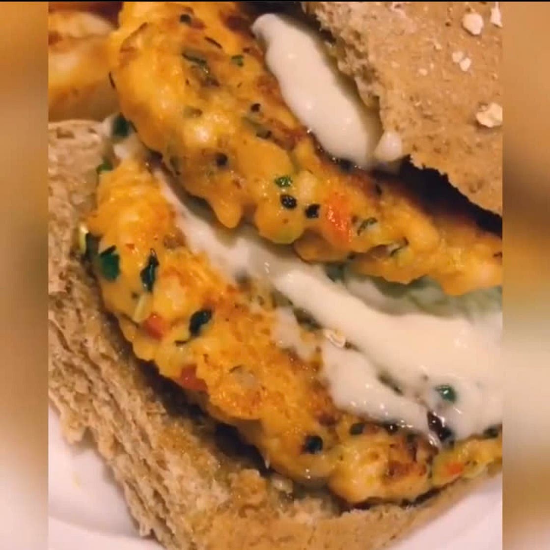 Fragrant Thai burgers