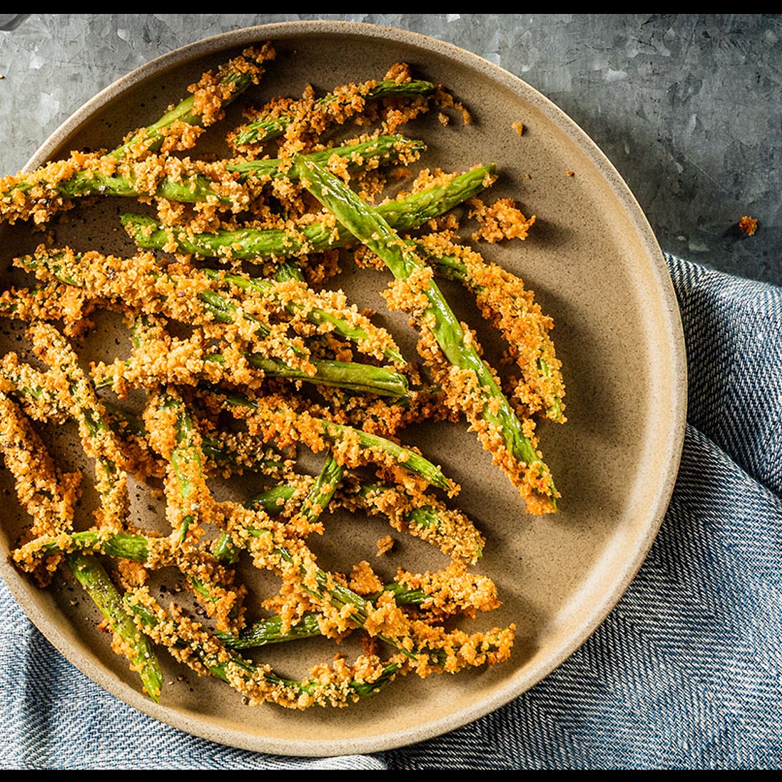 Air Fryer Spicy Green Beans