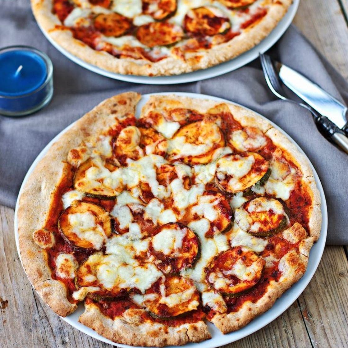 Spicy Zucchini Pizza