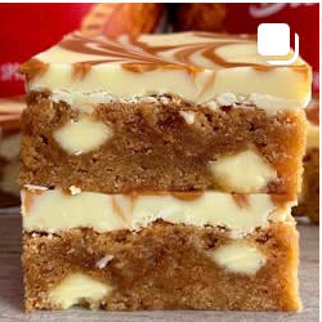 Biscoff cookie bars 