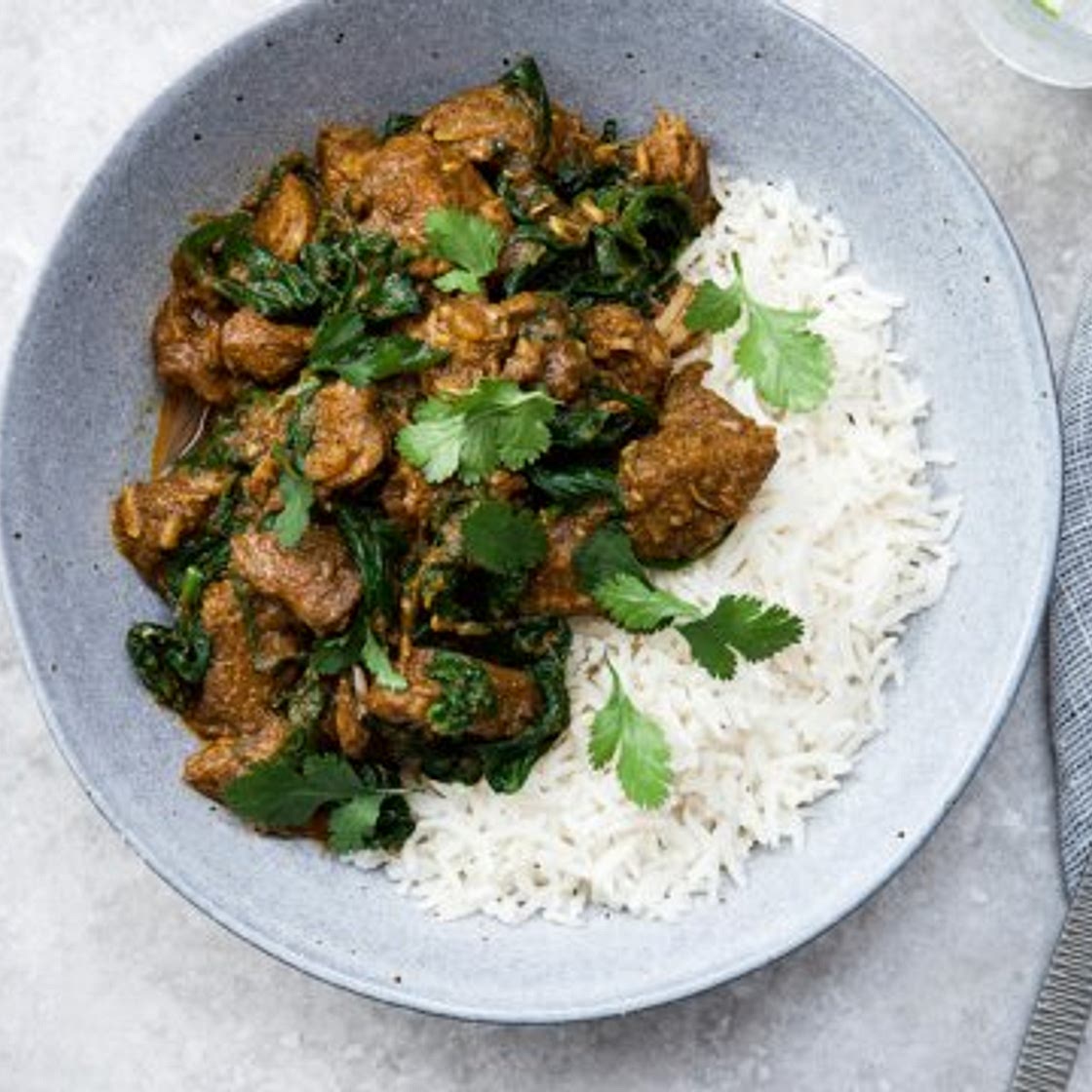 Green Lamb Curry