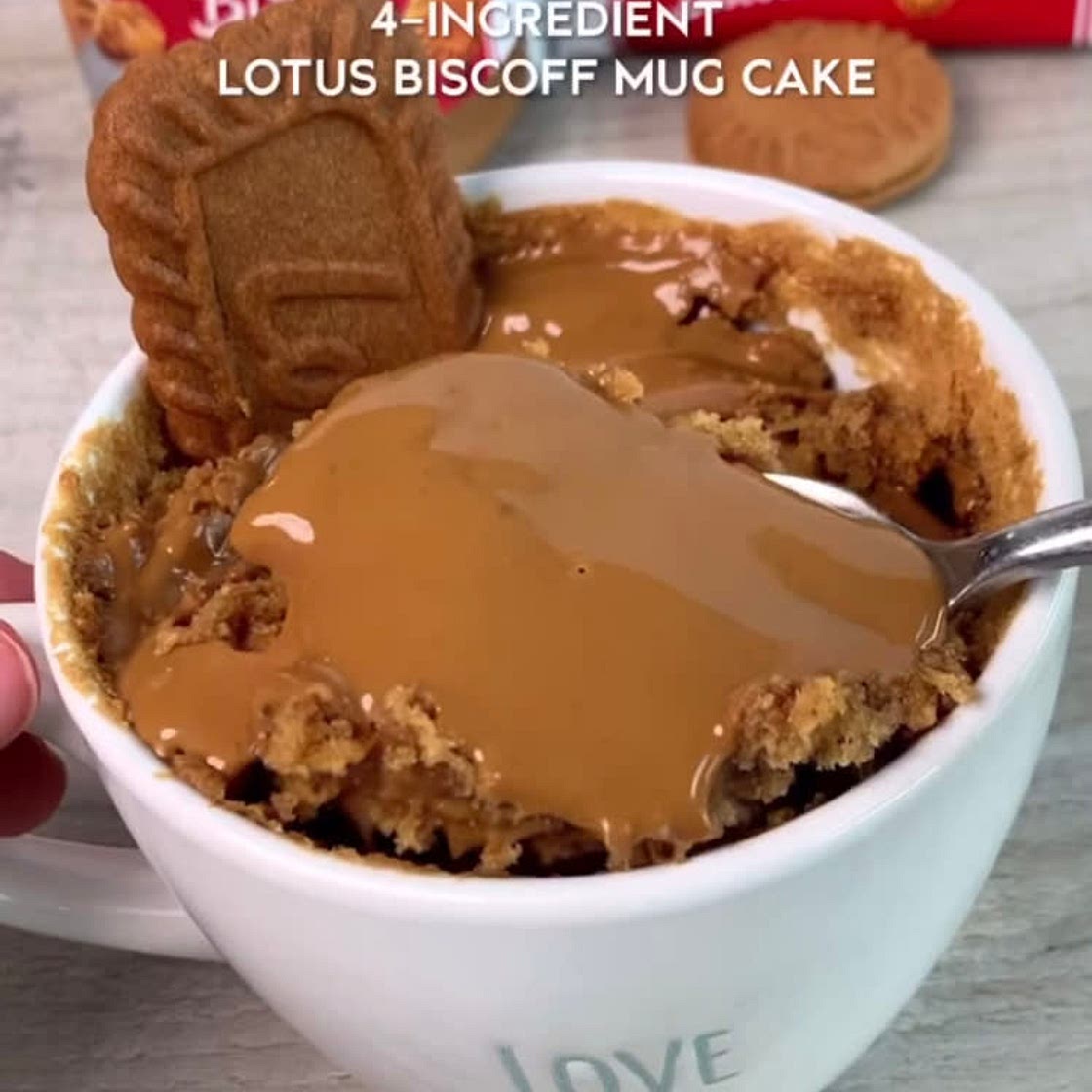 Biscoff mug cake 
