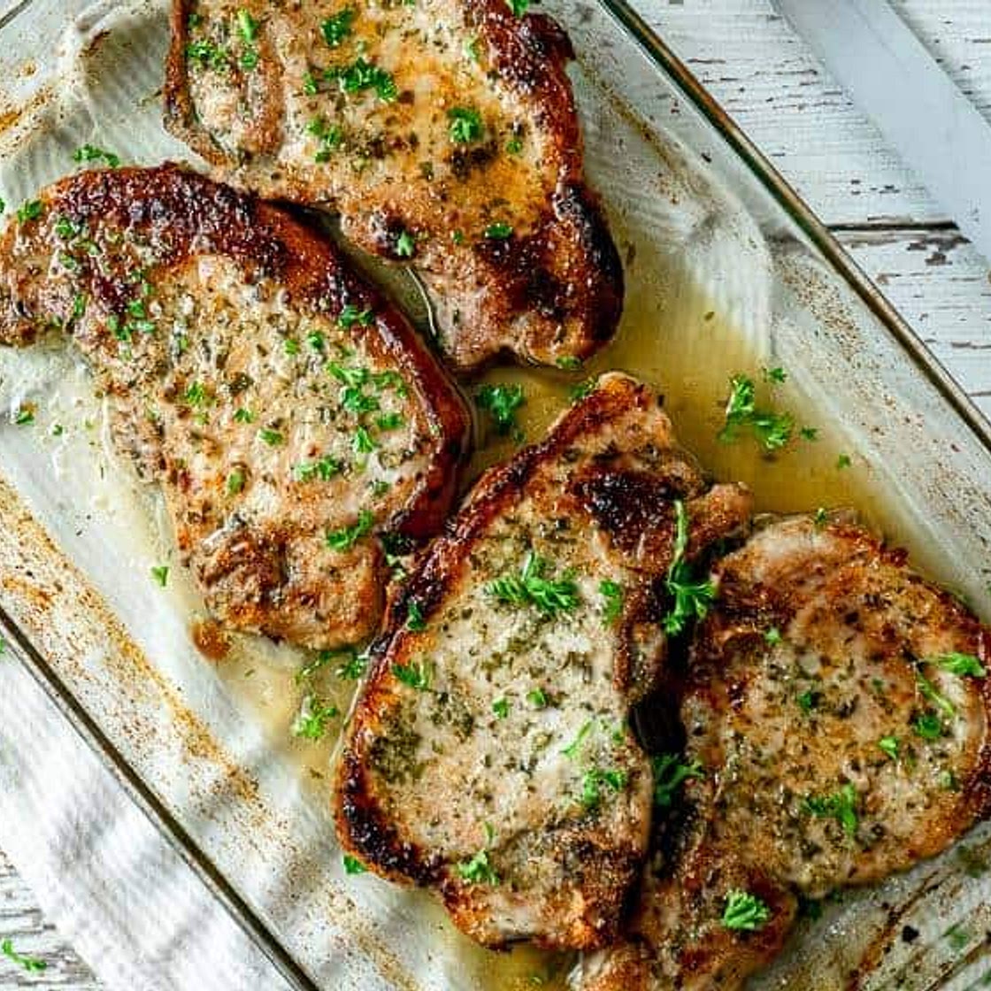 Ranch Oven Baked Pork Chops
