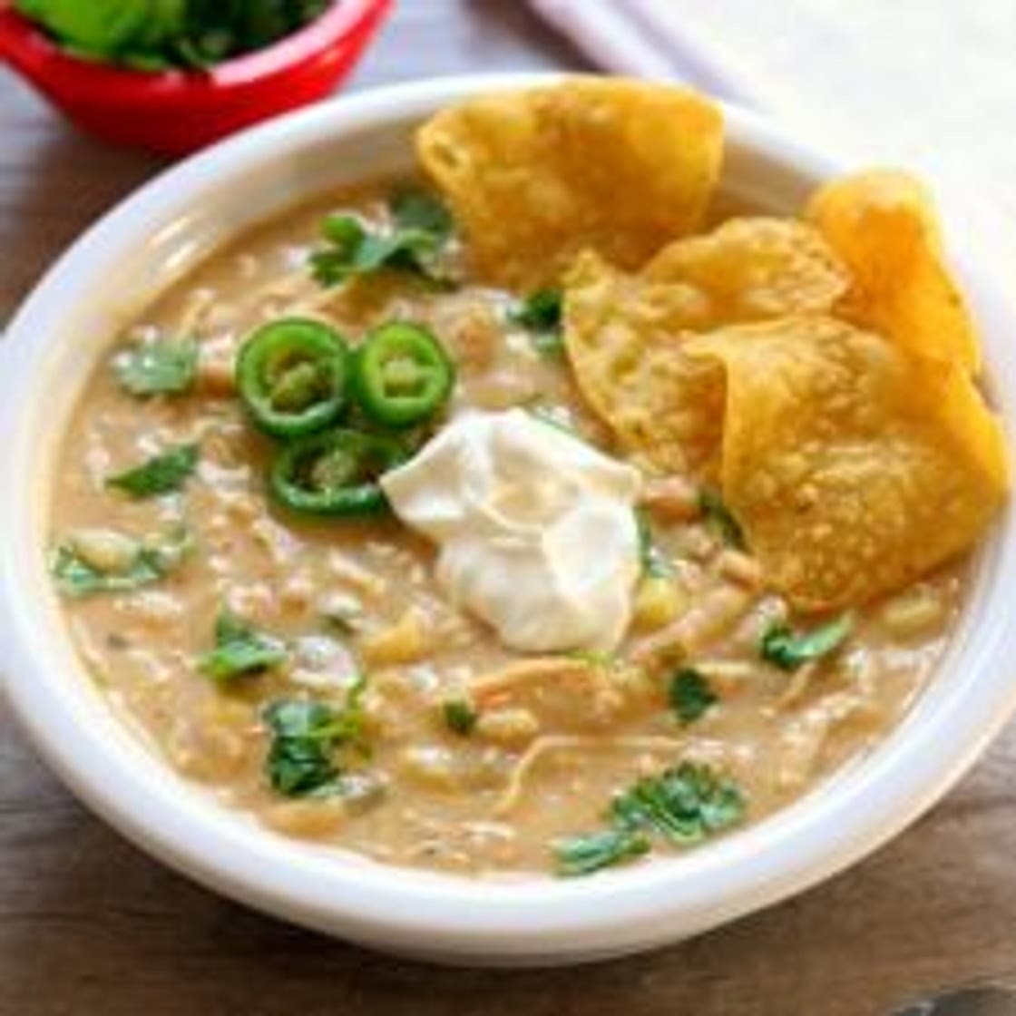 Instant Pot Green Chile Chicken Enchilada Soup