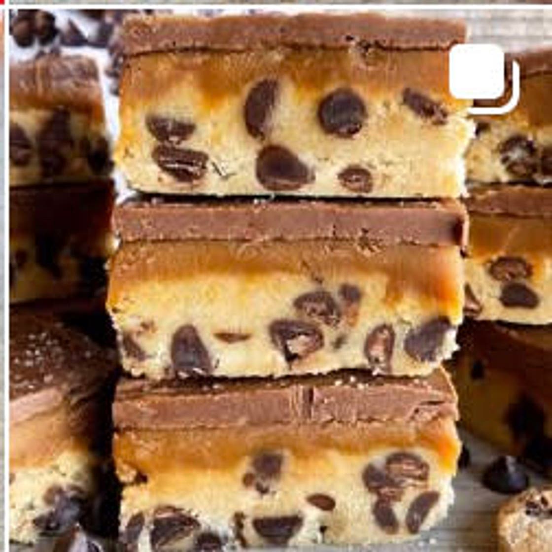 Cookie dough millionaire bars 