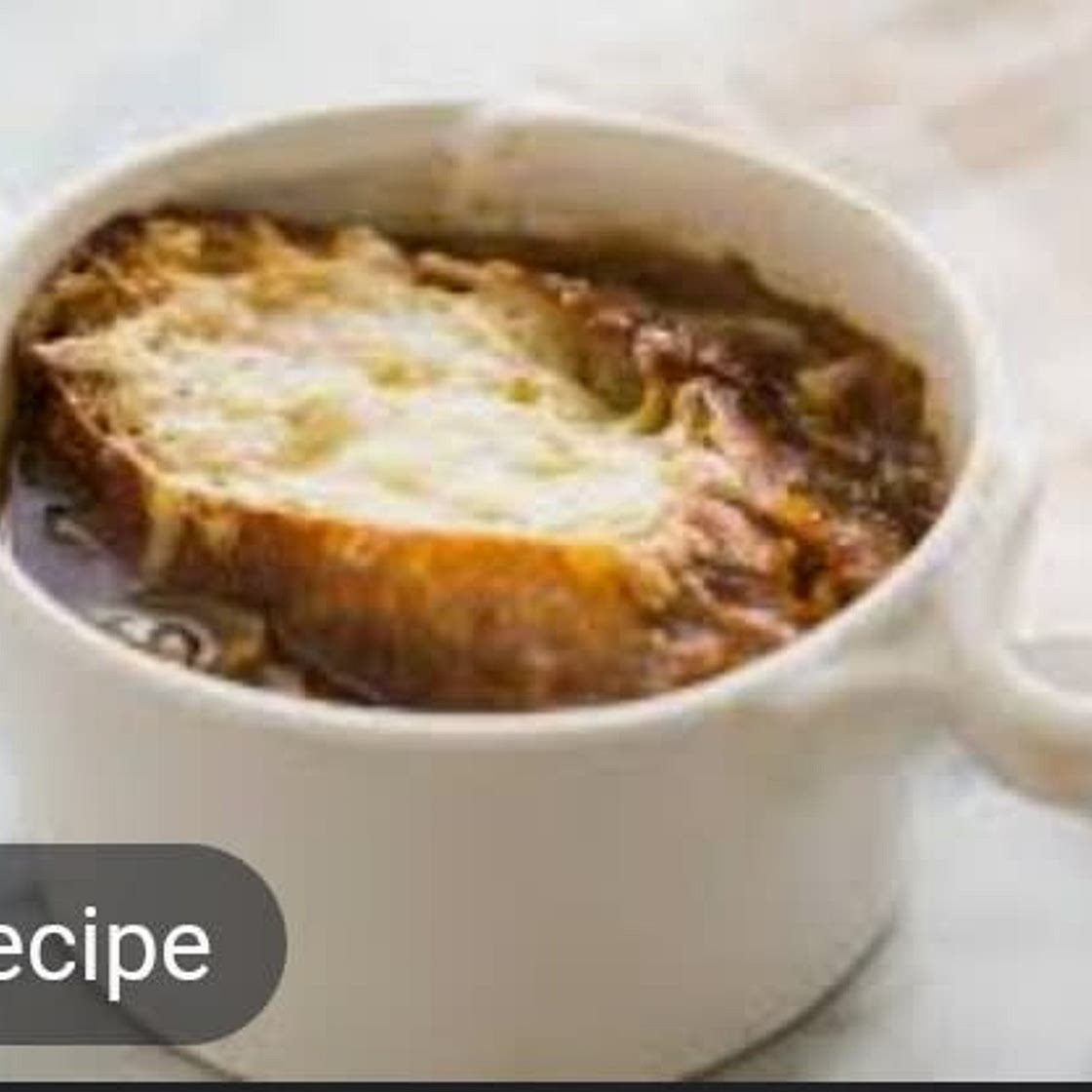 French onion soup.  4 points