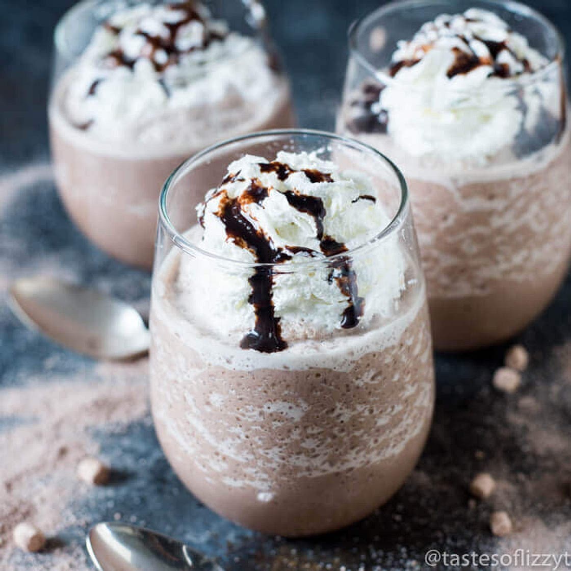 Frozen hot chocolate