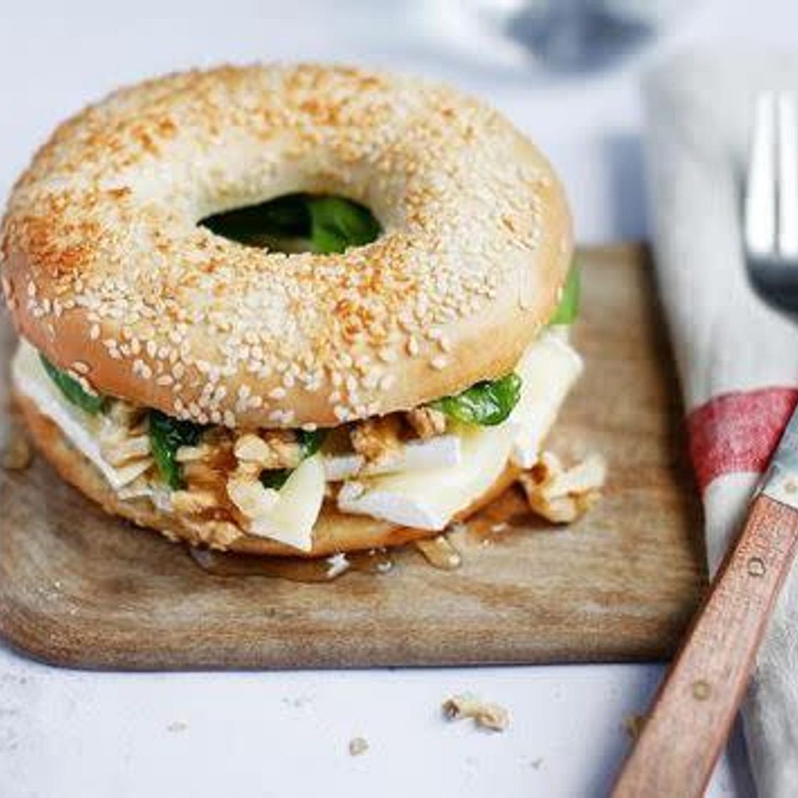 Bagels au brie