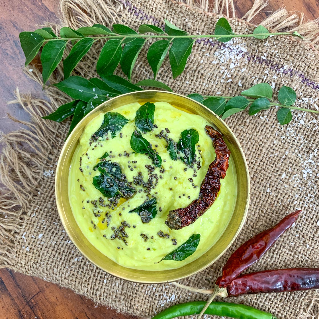 Raw Mango Coconut Chutney Recipe