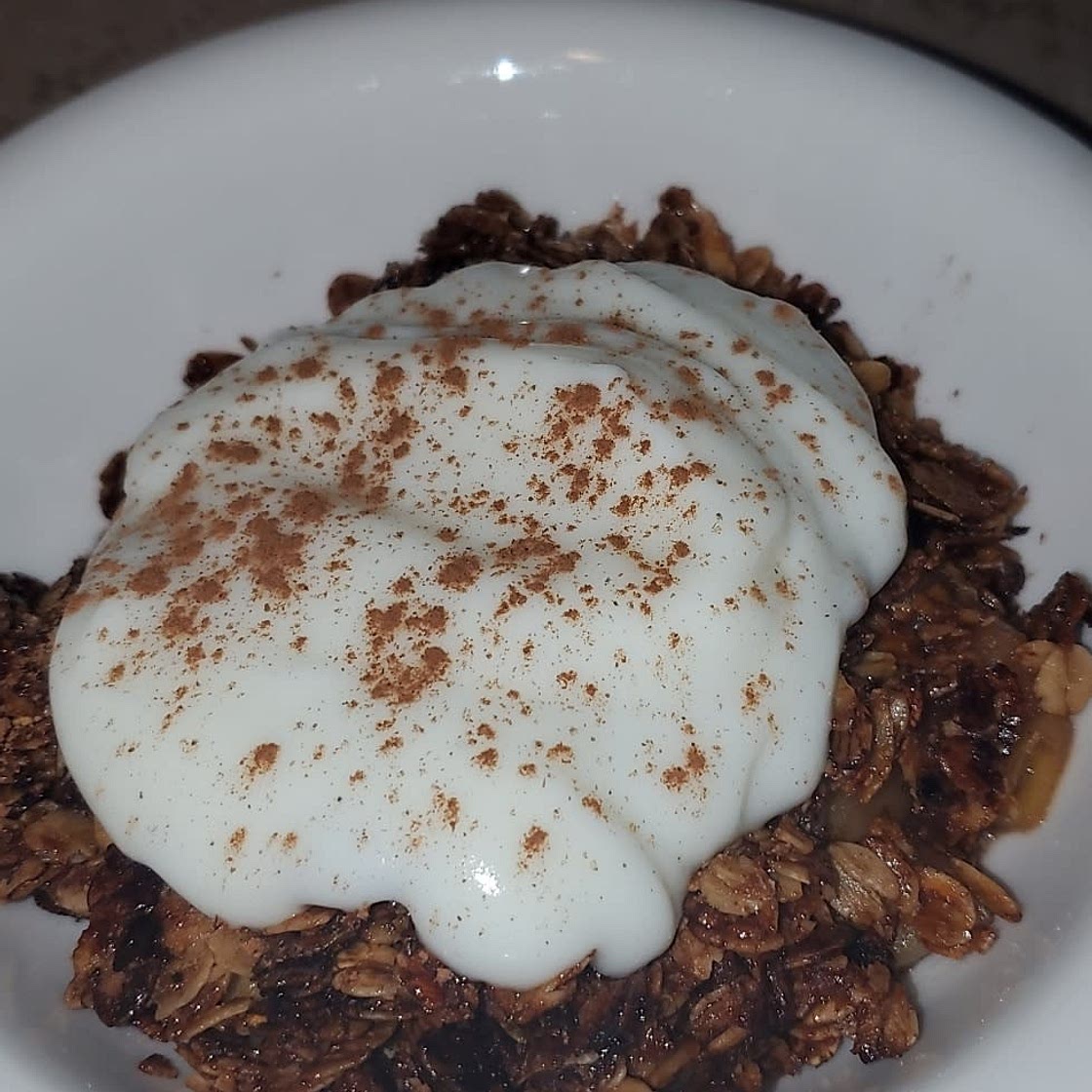 Cinnamon Apple Crisp Yogurt Parfait