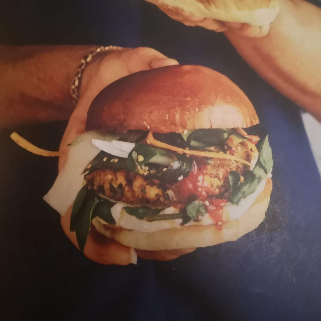 Vietnamese style Tofu burger