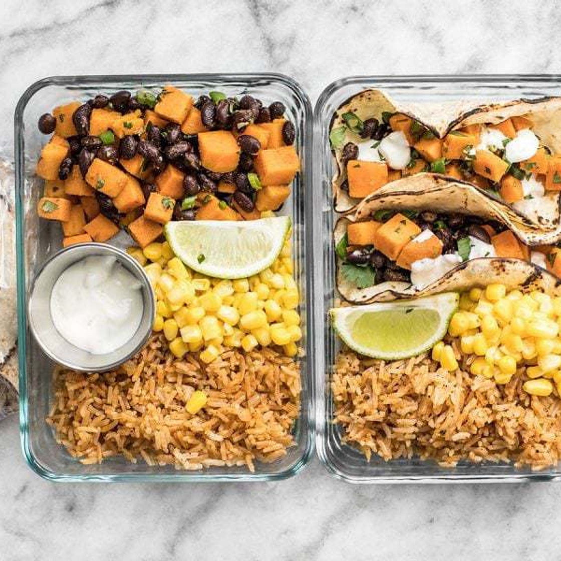Sweet Potato Taco Meal Prep