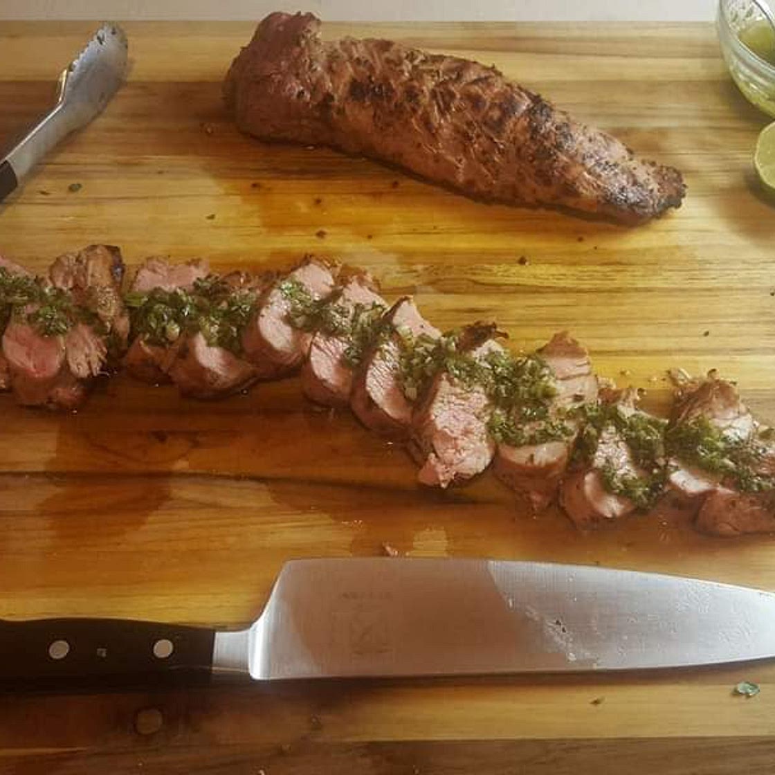 Pork Tenderloin with Chimichurri