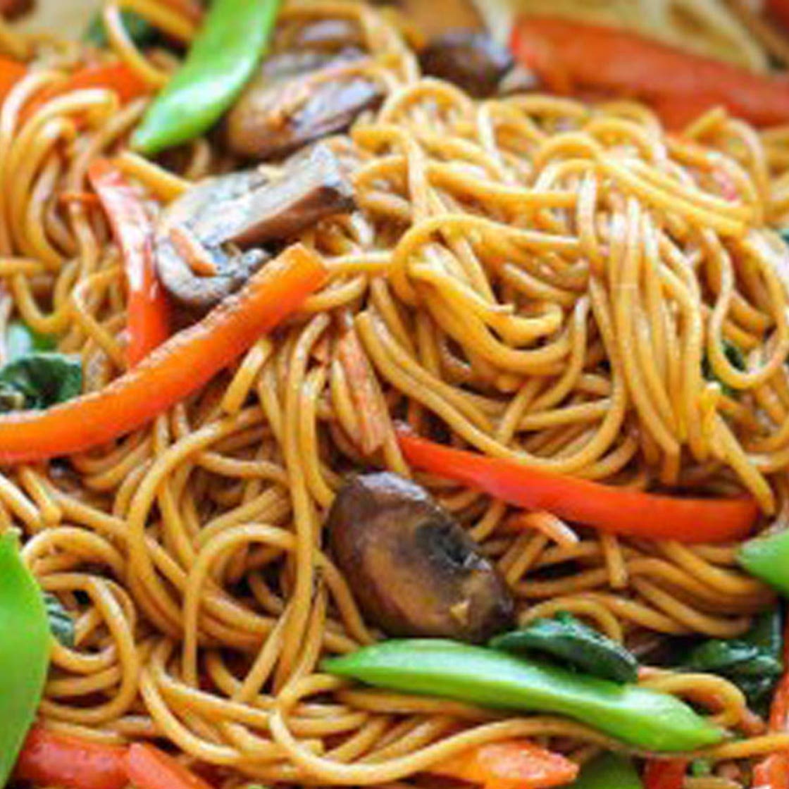 Low Sodium Easy Vegetable Lo Mein