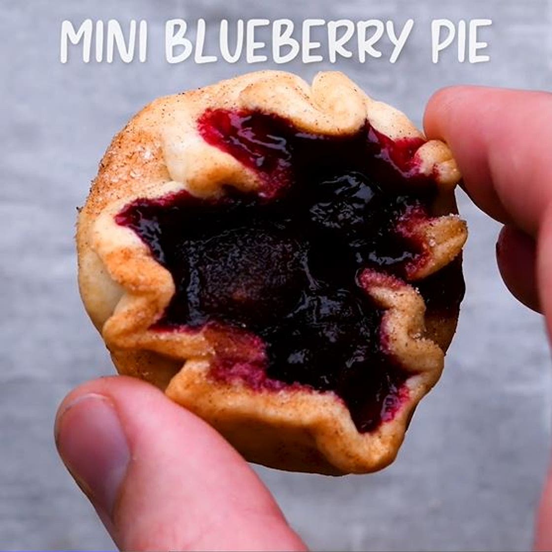 Mini Blueberry Pies