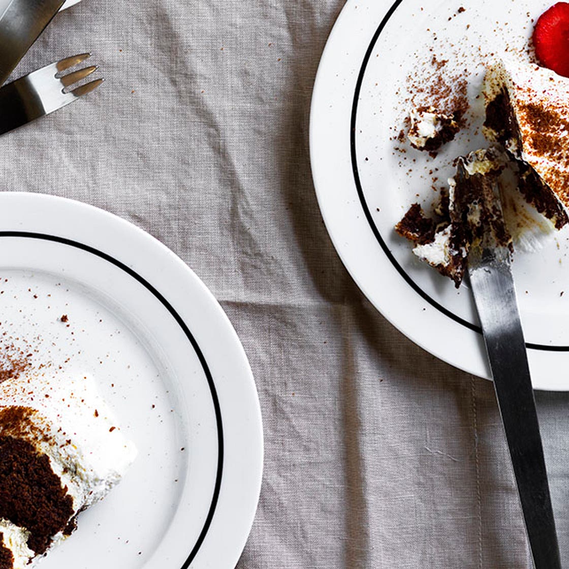 Aaron Turner's Mum's chocolate ripple cake