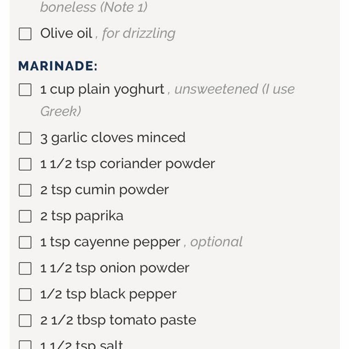 Monica’s Thigh Chicken