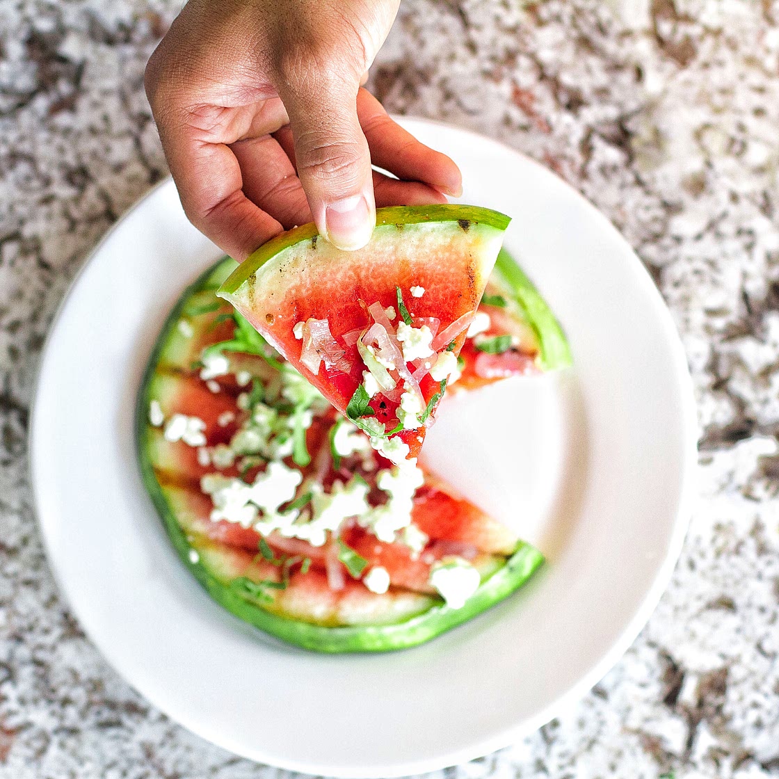 Grilled Watermelon Pizza