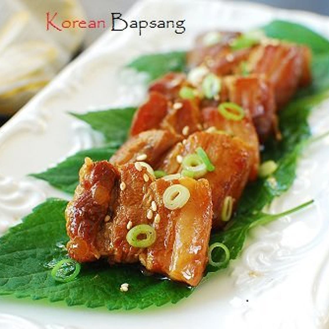 Slow Cooked Pork Belly with Bulgogi Sauce and Giveaway