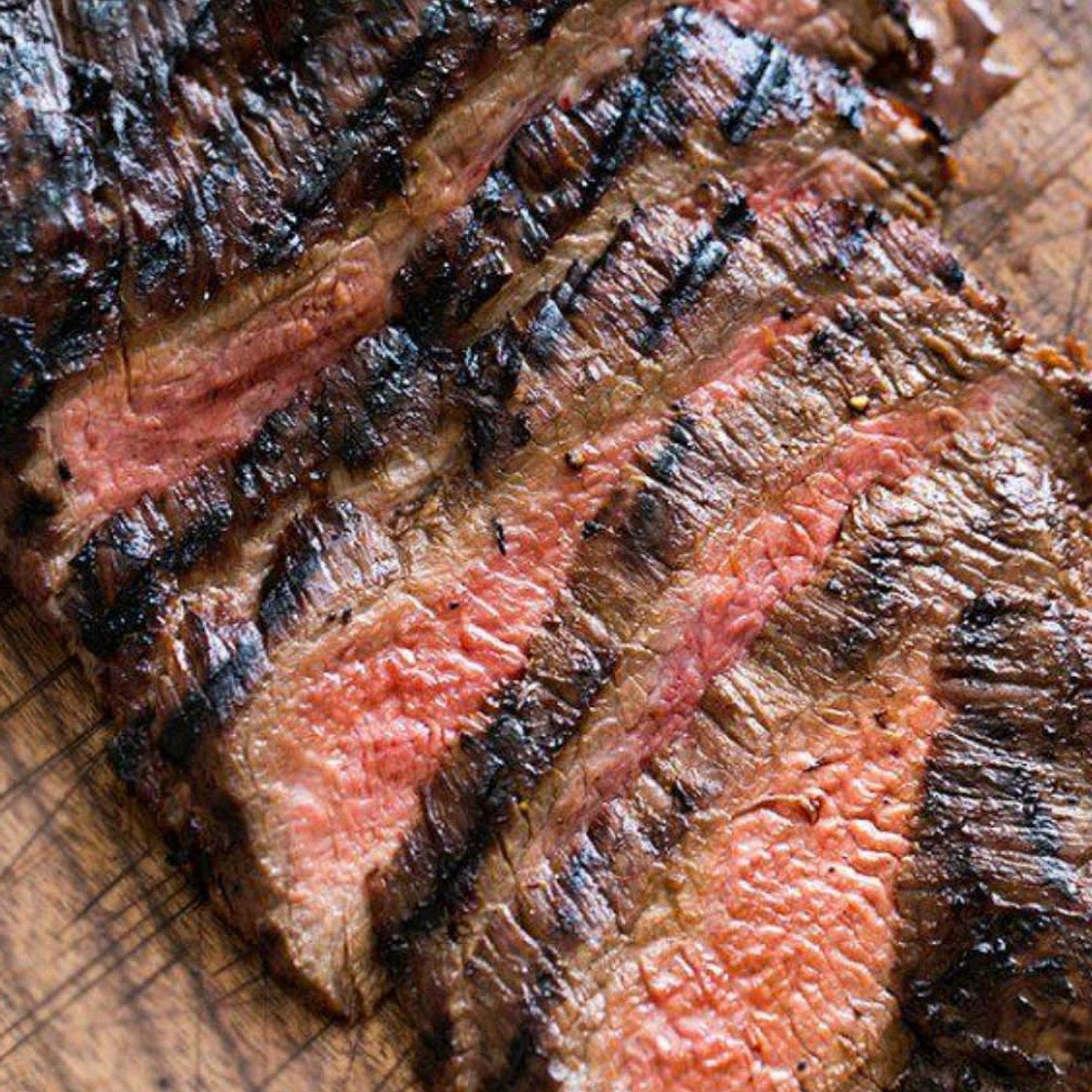 Smoked Flank Steak Fajitas