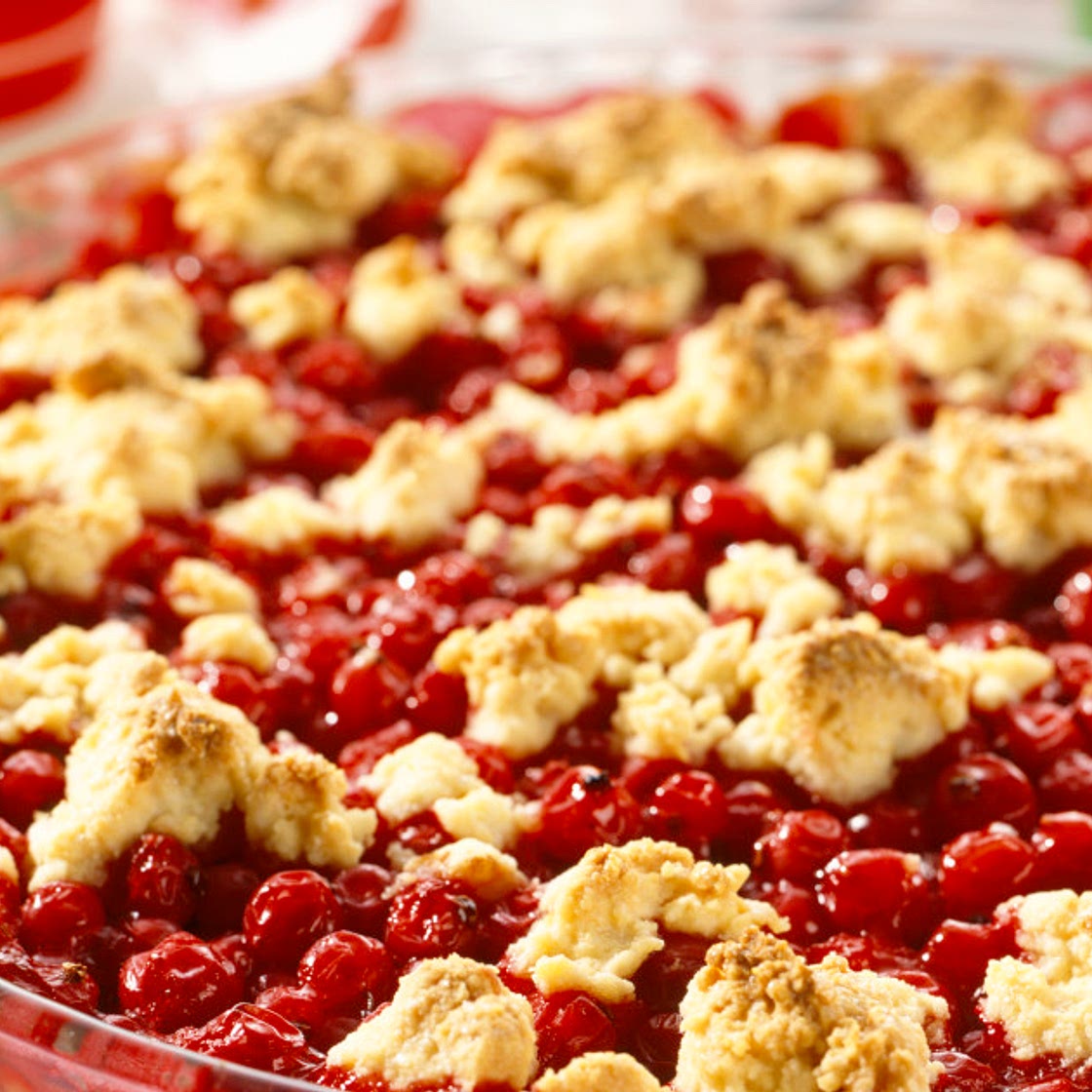 Johannisbeer-Crumble
