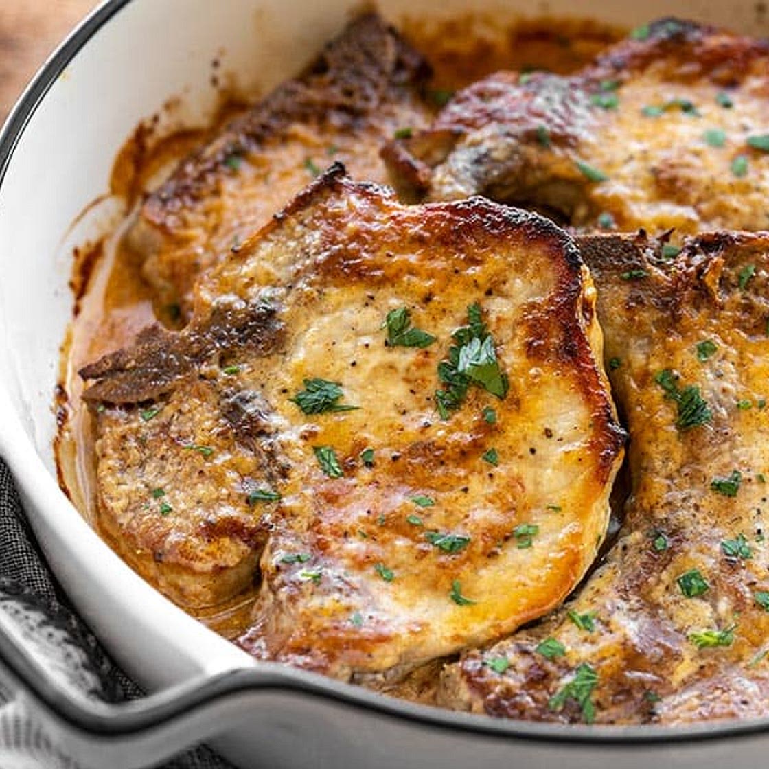 Honey Mustard Pork Chops