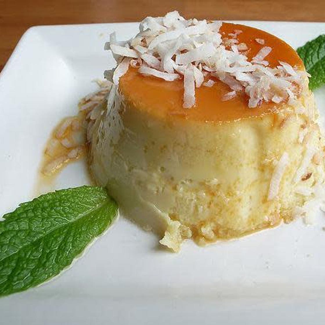 Flans à la noix de coco