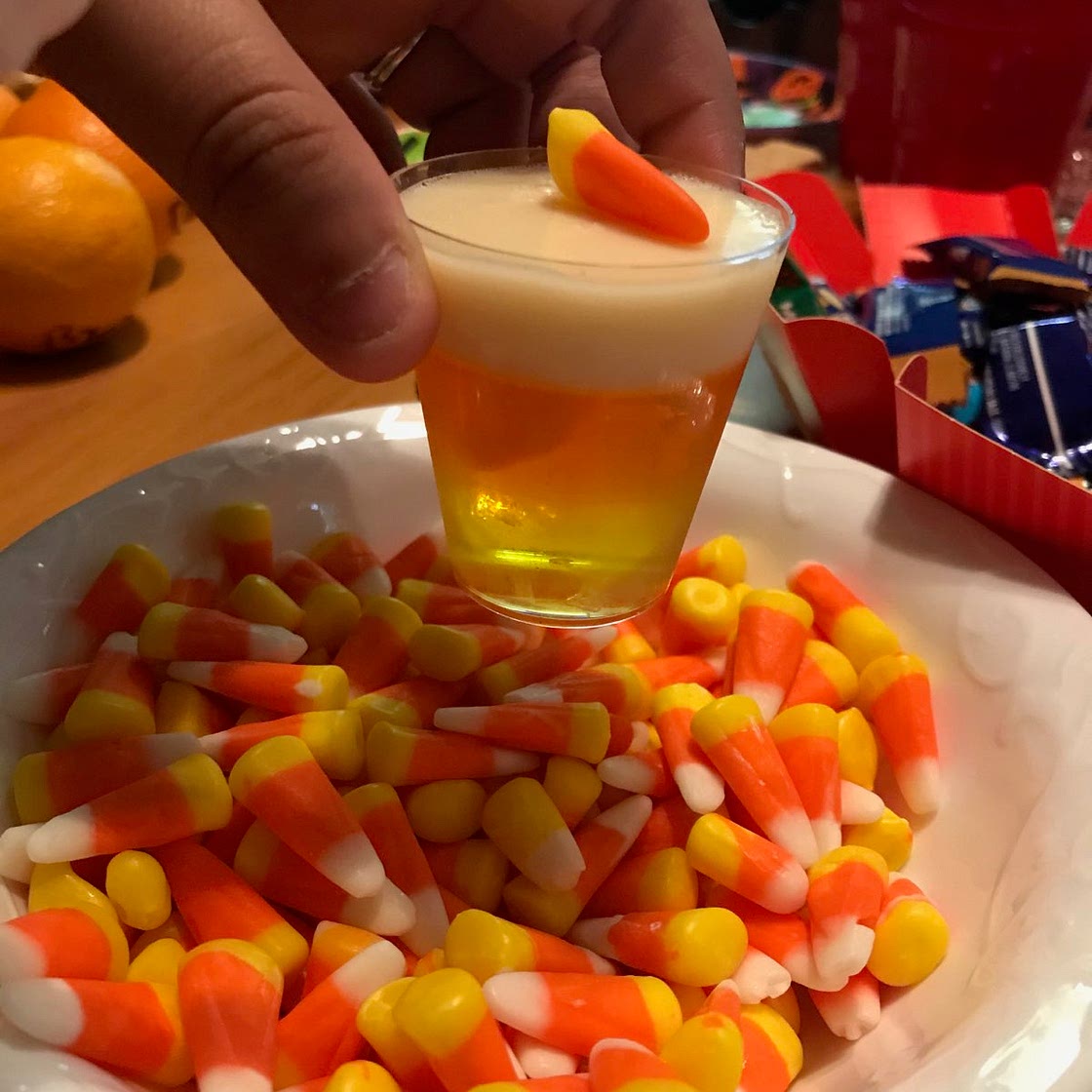 Halloween Candy Corn Jell-O® Shots