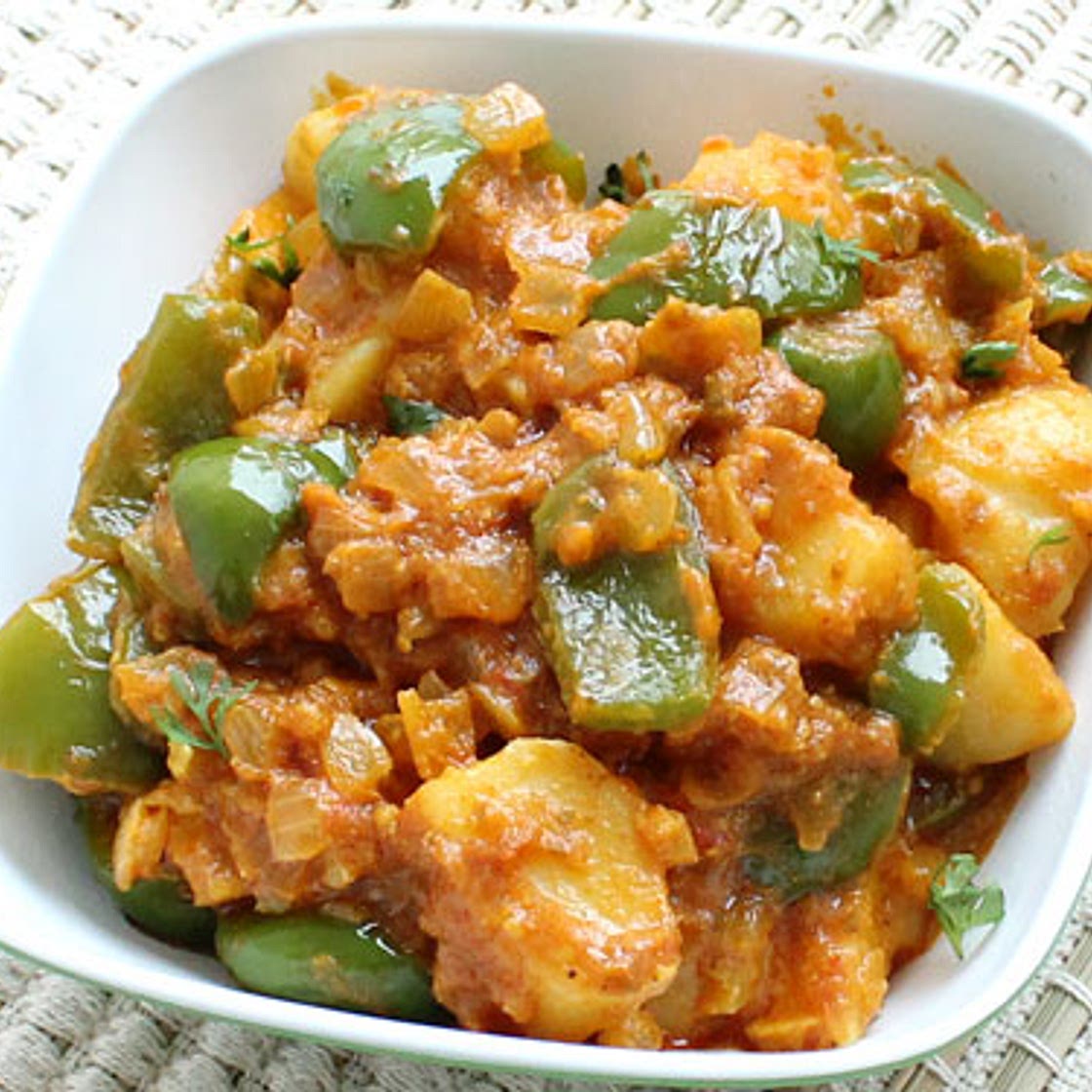 Aloo Capsicum Curry Recipe